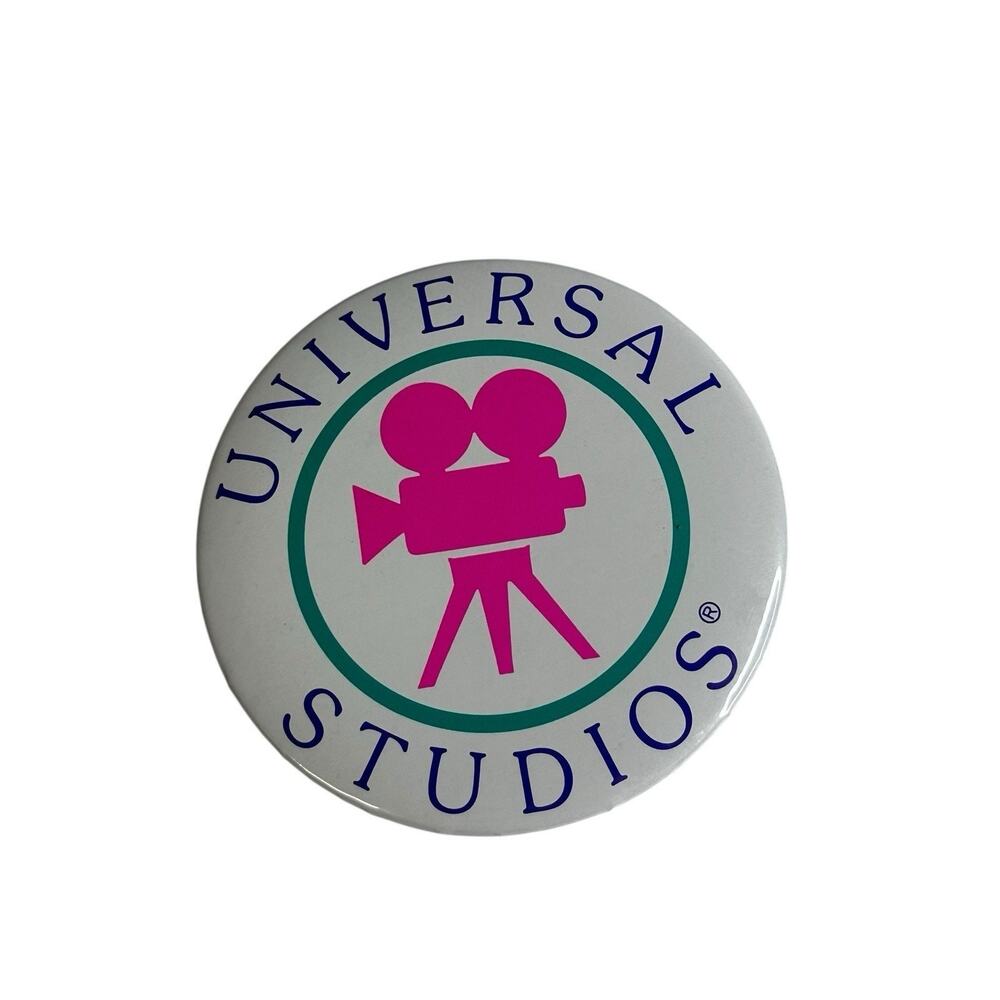 Universal Studios Pinback Button Theme Park Pin Pin back Vintage 1996